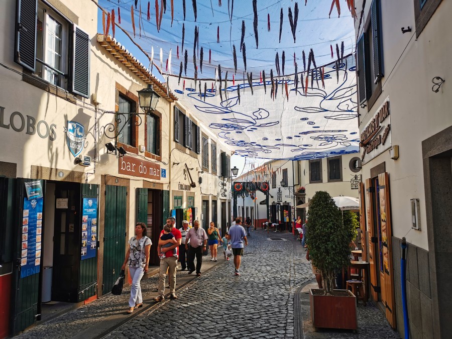 Uliczka w Câmara de Lobos