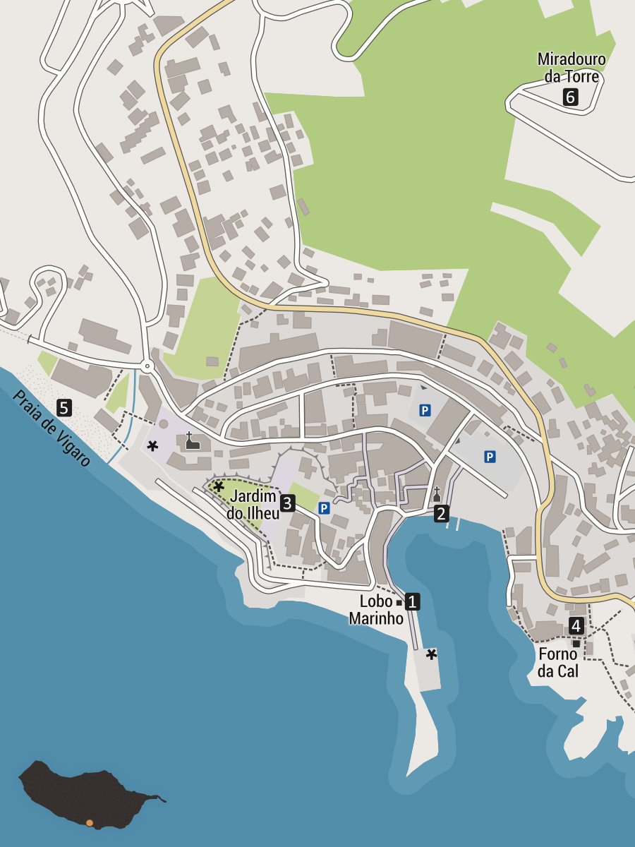 Mapa Câmara de Lobos